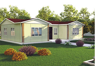 Prefabrik Ev Tek Katlı 73 m² Prefabrik Ev Tek Katlı 73 m²